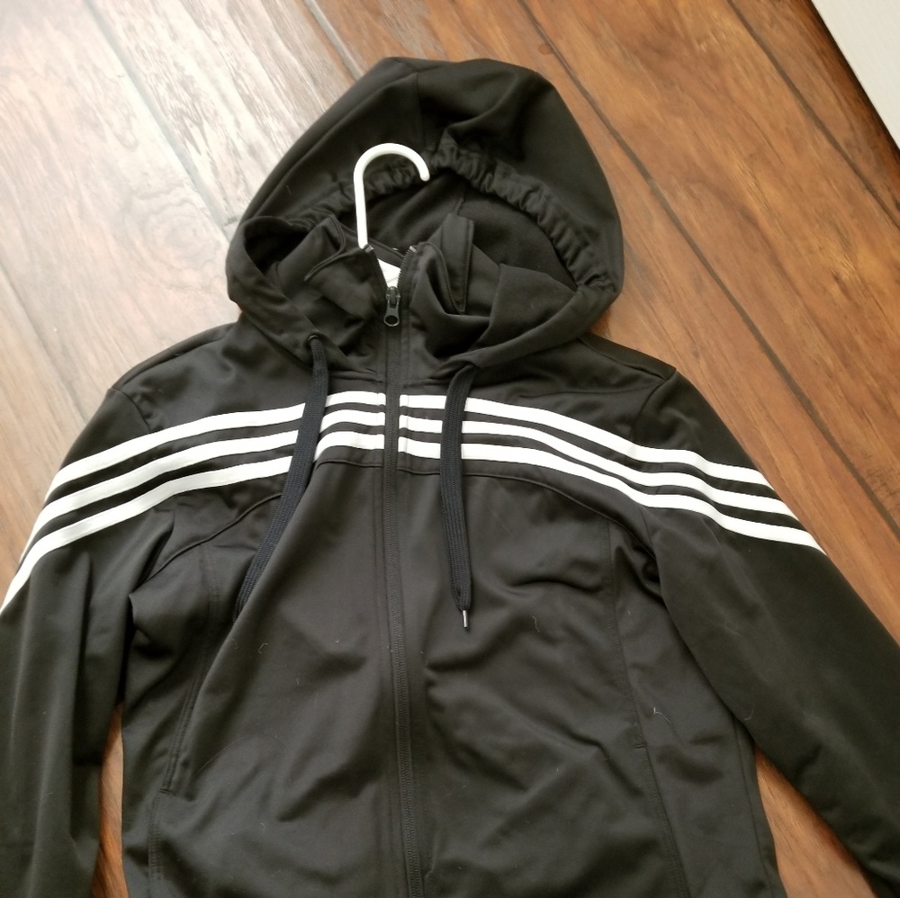 Adidas black climax running Jacket